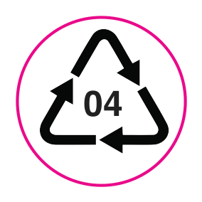 Kennzeichnung von Recycling Materialien 04