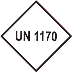 Gefahrgutaufkleber UN 1170