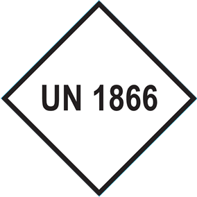 Gefahrgutaufkleber UN 1866